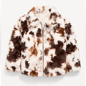 3T NWT Old Navy Cow Print Faux Fur Jacket – Sold Out Easter